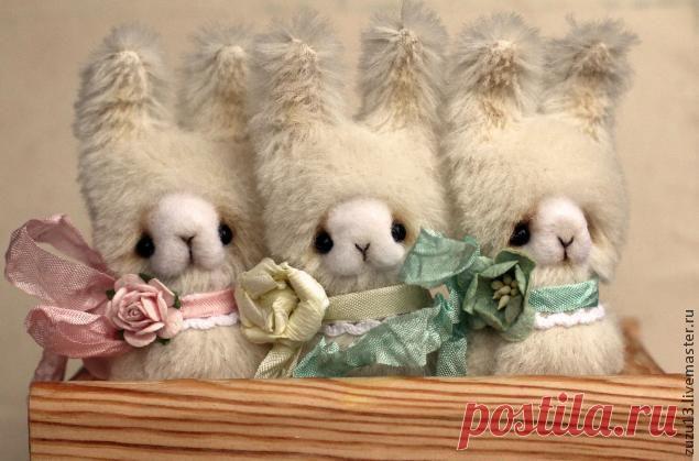 Братцы-кролики. Авторская игрушка в стиле Примитив своими руками - Ярмарка Мастеров - ручная работа, handmade