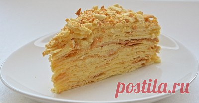 Торт «Наполеон» в домашних условиях - пошаговый рецепт с фото | Выпечка | Вкус Онлайн - кулинарные рецепты