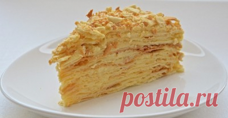 Торт «Наполеон» в домашних условиях - пошаговый рецепт с фото | Выпечка | Вкус Онлайн - кулинарные рецепты