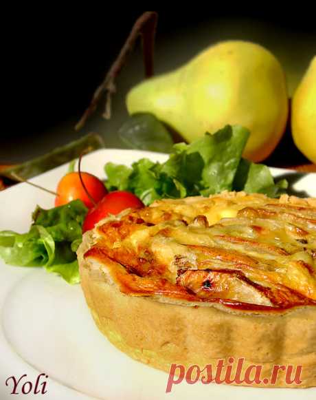 Вкусно с Йоли: Киш с круша и синьо сирене