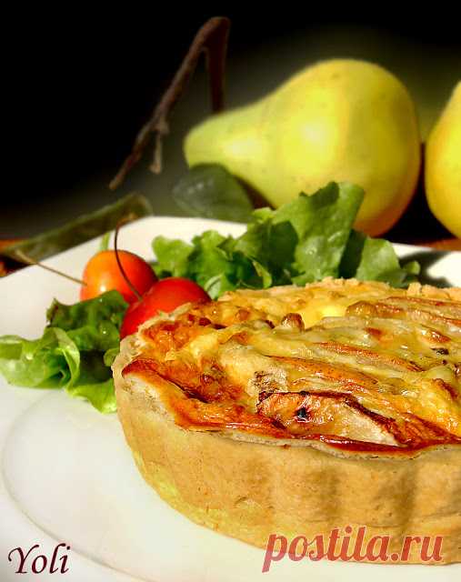 Вкусно с Йоли: Киш с круша и синьо сирене