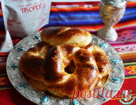 Булочки-ачма с творогом и зеленью – кулинарный рецепт