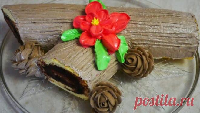 Рождественский рулет на сладкий стол — Бабушкины секреты