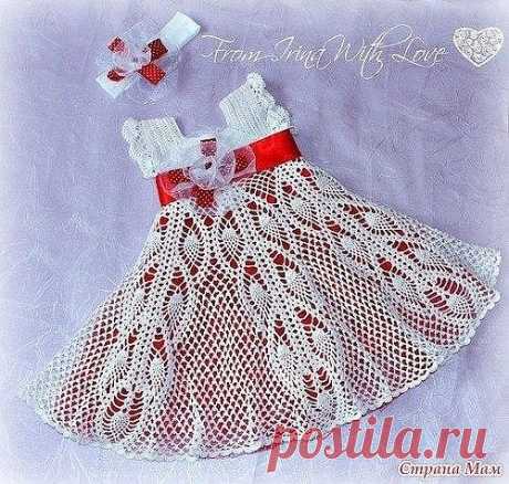 Ажурное платье для девочки