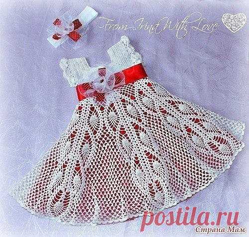 Ажурное платье для девочки