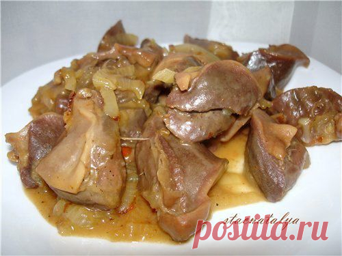 Куриные желудочки  в соевом соусе | Четыре вкуса