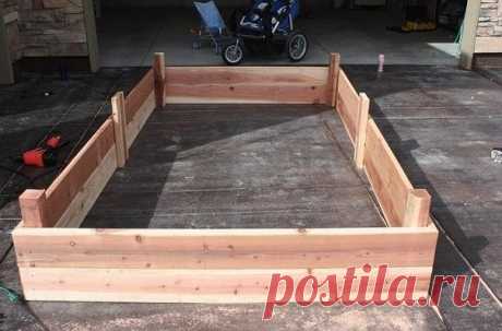 Создаем поднятую грядку своими руками