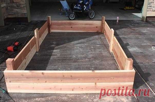 Создаем поднятую грядку своими руками