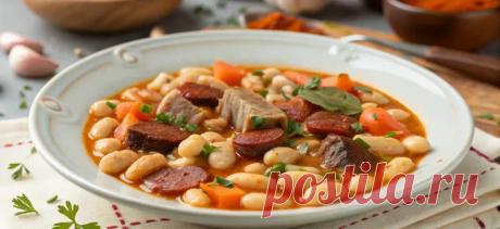 Осень в Испании — время уютных вечеров, ароматных блюд и насыщенных вкусов. Среди множества традиционных рецептов северной Испании особое место занимает Фабада астуриана — густое рагу из белой фасоли, мяса и пряностей. Это блюдо родилось в регионе Астурия, где суровый климат и гористая местность делали питательную, сытную еду жизненно необходимой. Первые упоминания о фабаде датируются XIX веком, когда местные хозяйки готовили её из фасоли, свинины и местных колбас, чтобы накормить семьи в холодн