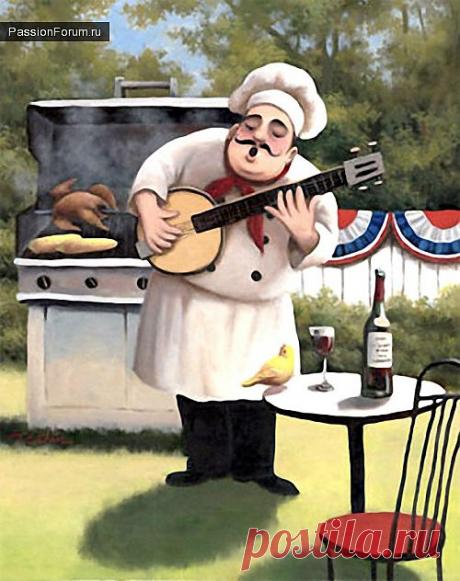 "Повара" / Картинки для декупажа / PassionForum - мастер-классы по рукоделию