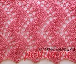 японские ажурные узоры спицами схемы - Поиск в Google