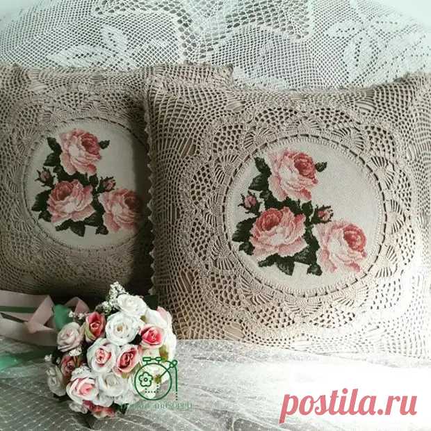 Кружевные наволочки для подушек. Идеи для вдохновения! - Сам себе мастер - 21 марта - Медиаплатформа МирТесен
