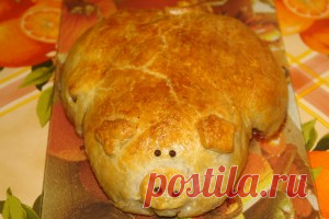 Кулебяка Рождественский поросенок