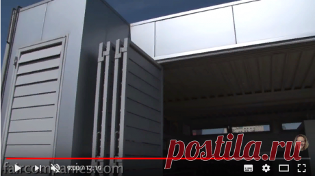 Space-invading apartment: walk-thru shower & fridge-in-drawer - YouTube