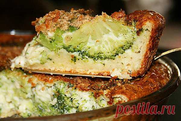 Пирог с брокколи и сыром — Моя кухня