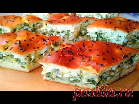 Заливной пирог на кефире! За уши не оттащить от такой вкуснятины!