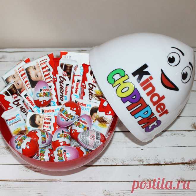 Огромный киндер сюрприз Kinder Mix — купить в Москве в интернет-магазине Milarky.ru