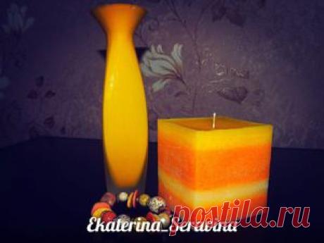 Изготовление парафиновой свечи - Ярмарка Мастеров - ручная работа, handmade