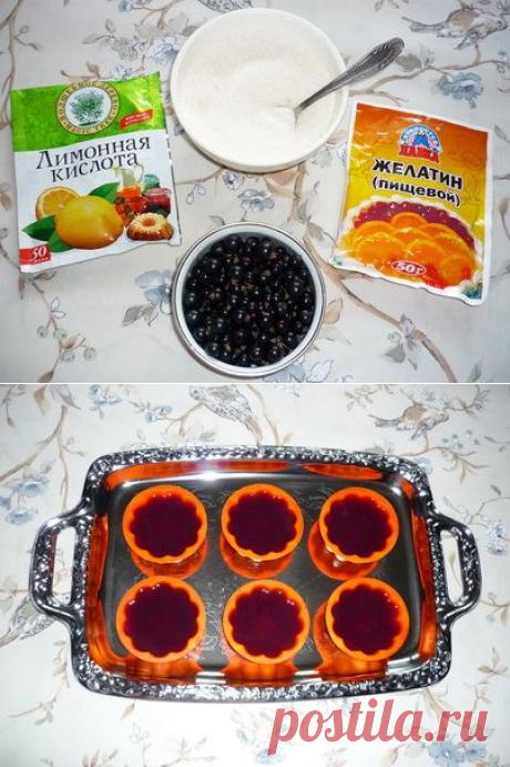 Желе из черной смородины без косточек | Cofete.ru