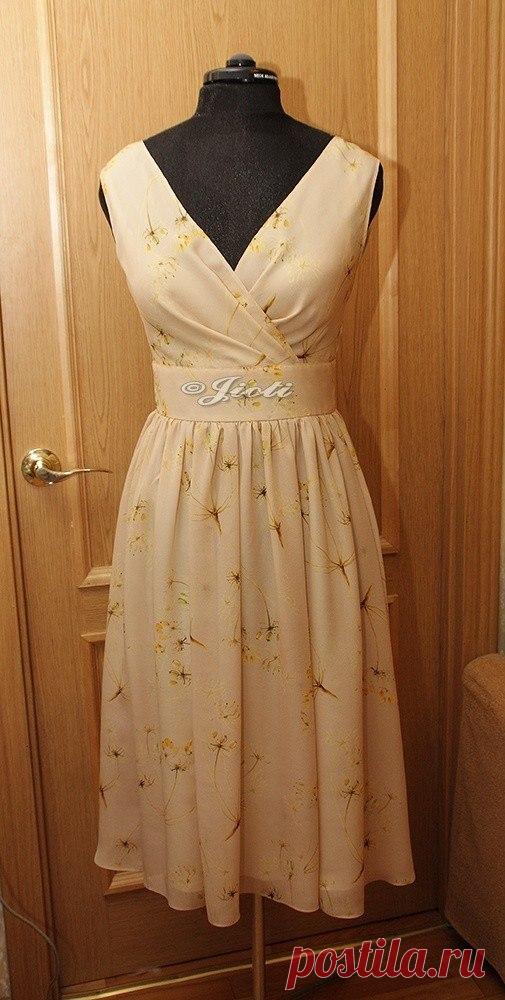 Обработка горловины на платье с запахом (Шитье и крой) | Журнал Вдохновение Рукодельницы