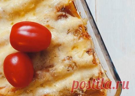 Каннеллони с мясной начинкой - пошаговый рецепт с фото. Автор рецепта Ольга . - Cookpad