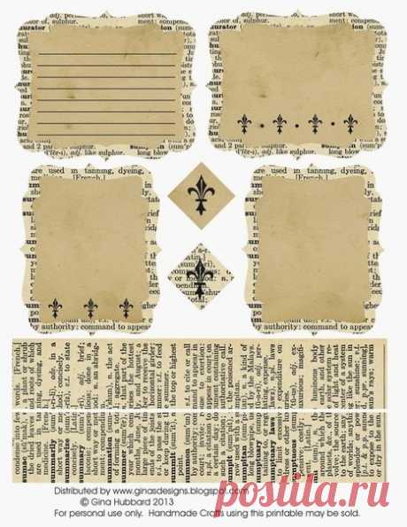 Винтажные заготовки