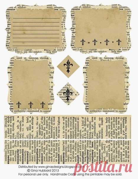 Винтажные заготовки