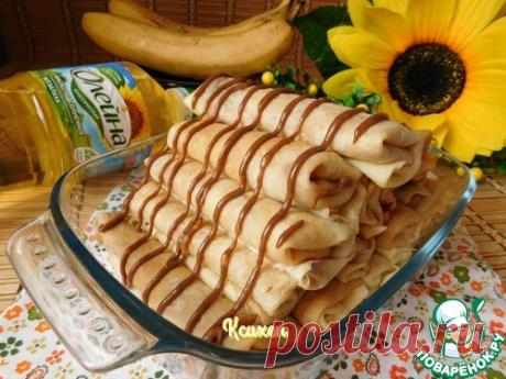 Блины с начинкой "а-ля Баноффи" – кулинарный рецепт