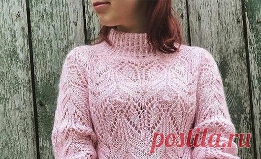 Ажурный джемпер японским узором от Хитоми Шида!