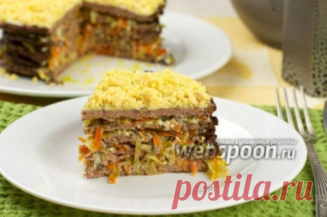 Печёночный торт из куриной печени / Болталка / Кулинария