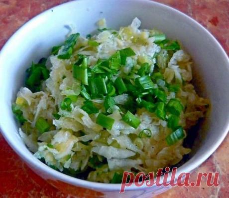 (+1) Витаминный салат с черной редькой