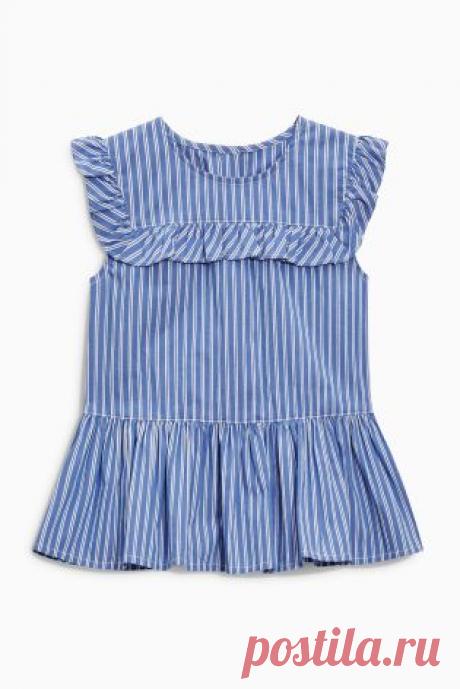 Купить Блузка с баской (3 мес.-6 лет) - Покупайте прямо сейчас на сайте Next: Россия