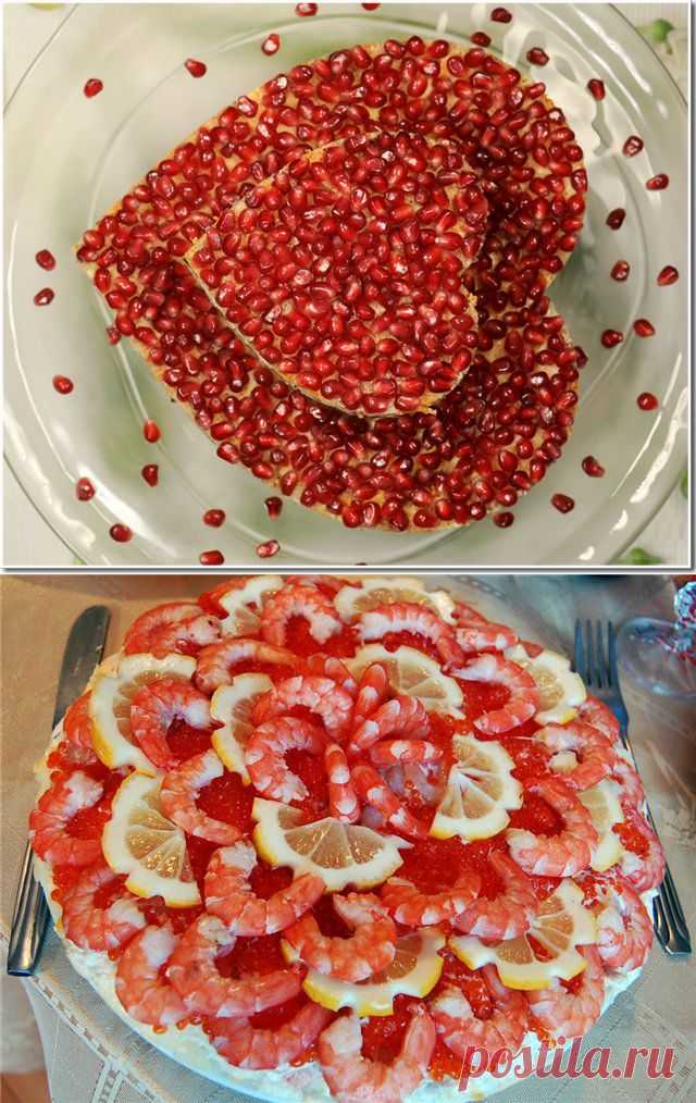 Самые вкусные и красивые праздничные салаты для новогоднего стола!.