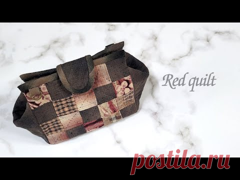 Оригинальная лоскутная сумка, пэчворк
