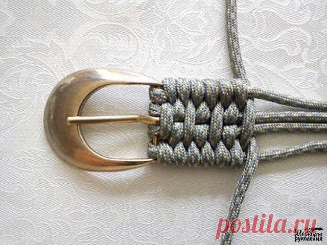 Как плести ремень