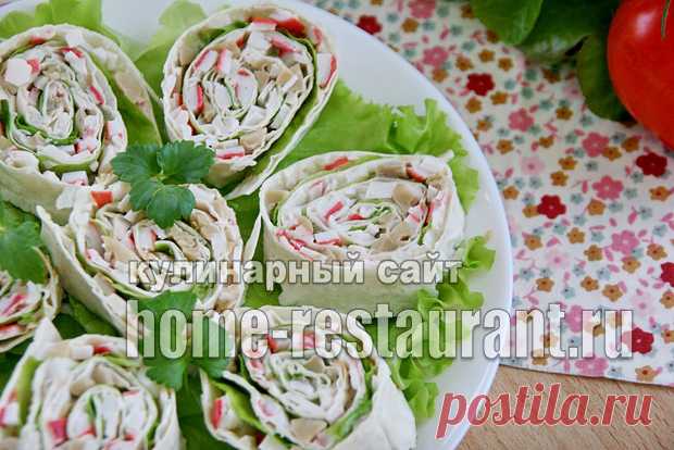 Рулет из лаваша: самые вкусные рецепты с фото