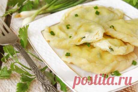Вареники с творогом и зеленым луком — Моя кухня