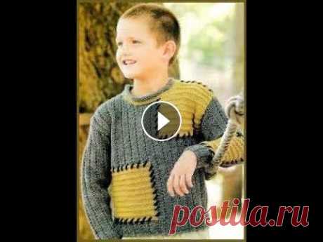 Пуловер для Мальчика Спицами - 2019 / Pullover for Boy Spokes / Pullover für Jungenspeichen Пуловер для Мальчика Спицами. Pullover for Boy Spokes....