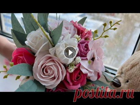Свадебный букет/Мыльные розы Букеты свадебные из мыльных роз! Отправлю по РФ. #свадебныйбукет #букетневесты #мыльныерозы...