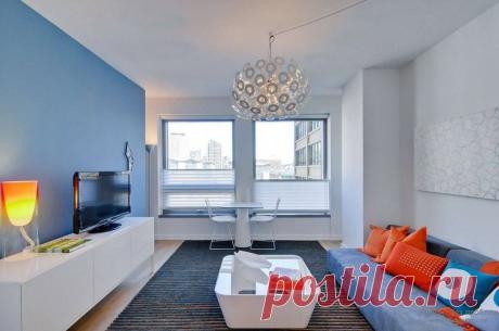 Современный дизайн однокомнатной хрущевки | Ремонт без проблем