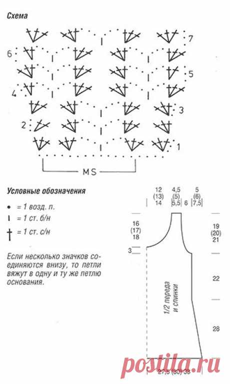 Лето.«Топы и маечки крючком» /большая подборка из дневника&quot;larisa&quot;/.
