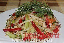 Вкусный салат из белокочанной капусты | Готовим просто и вкусно