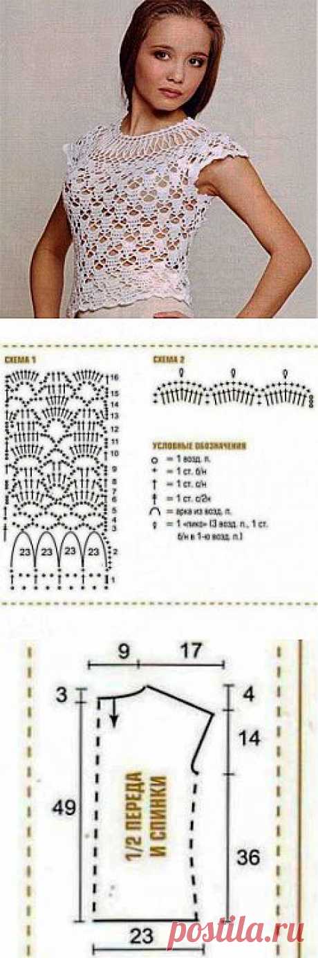 кружевной топ