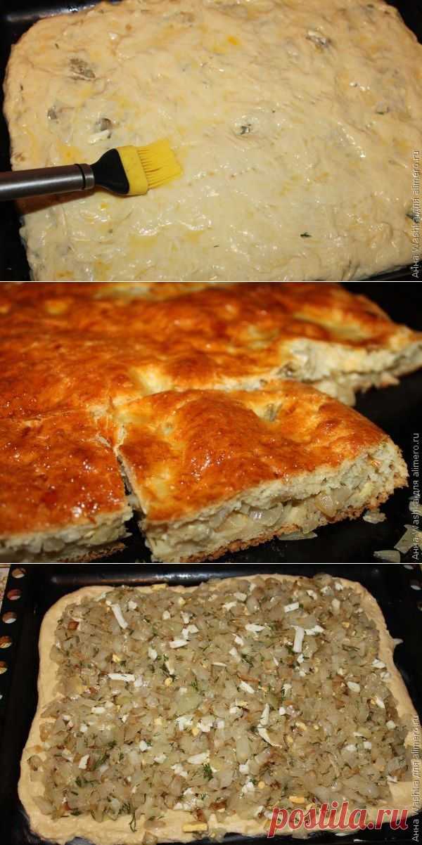 Пирог с капустой и яйцом / Рецепты с фото