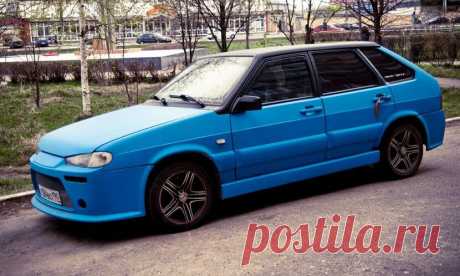 Тюнинг бампера автомобиля ВАЗ 2114 - 2115 своими руками