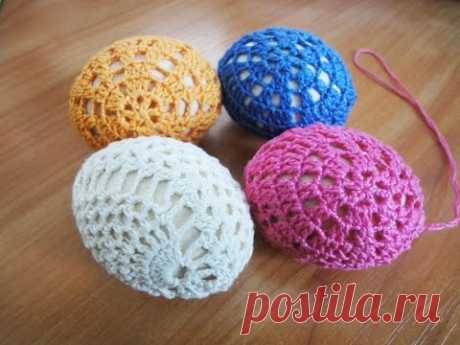 Пасхальные яйца Easter eggs Crochet - YouTube
