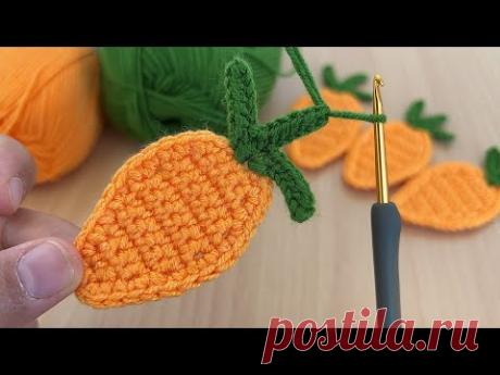👌🏻💯very sweet carrot making🥕 / toy carrot🥕 / knitted carrot🥕 / amigurumi carrot🥕
