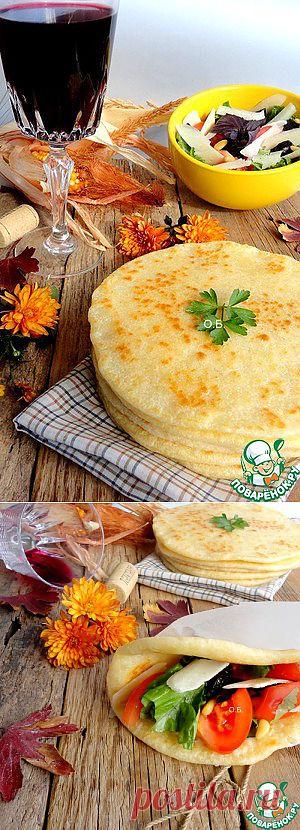 Итальянская лепешка "Пьядина" - кулинарный рецепт