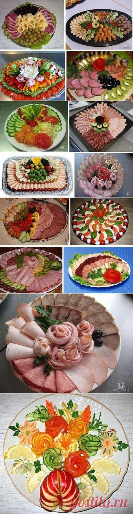Оформление нарезки на новогодний стол | ПолонСил.ру - социальная сеть здоровья