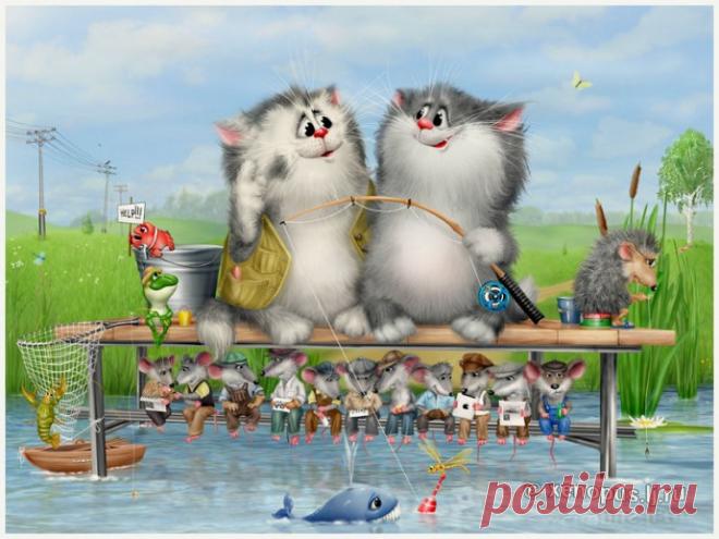 Алексей Долотов. Такие милые коты | Colors.life